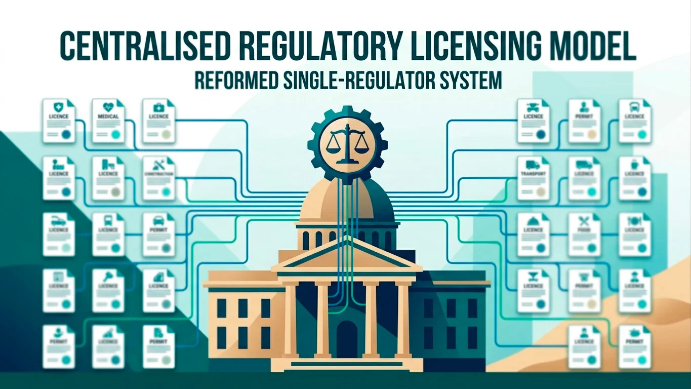 Illustration of the Curacao Gaming Authority and the reformed single-regulator licensing model
