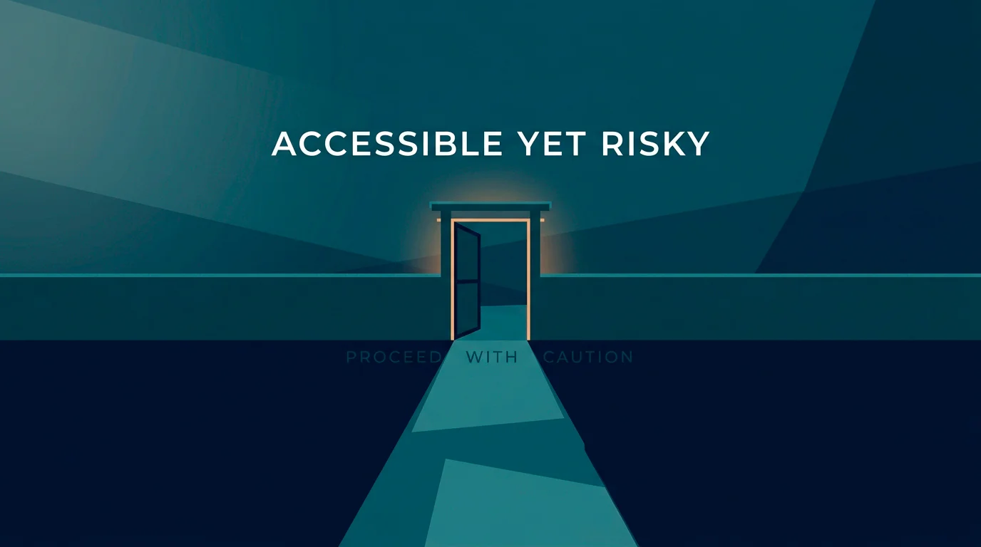 Illustration of a self-excluded UK player able to open an offshore casino account that sits outside GamStop